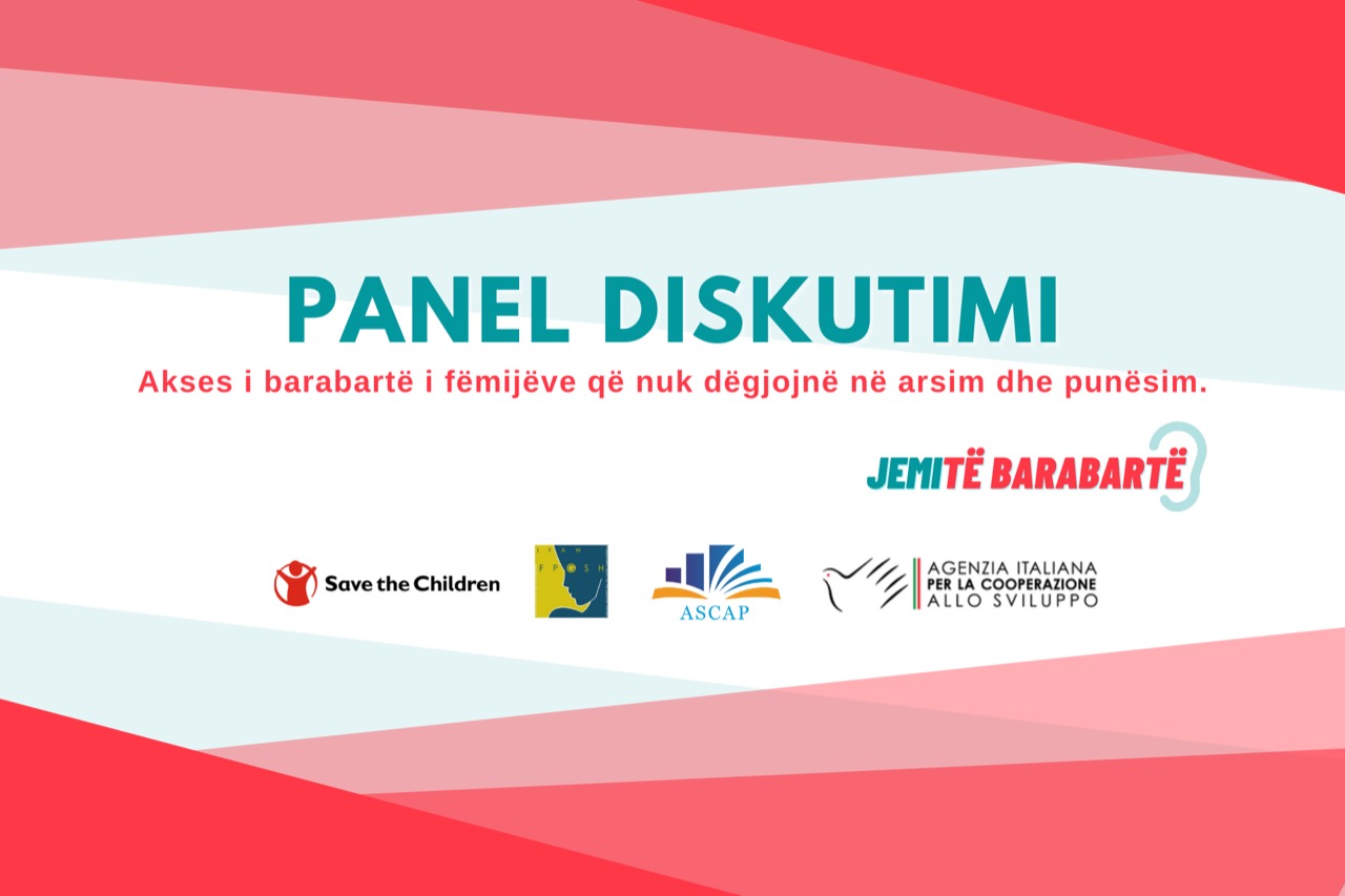 Panel Discussion-03/12/2021 #jemitëbarabartë (#we are equal)